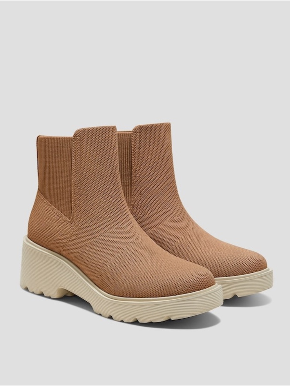 Vivaia Everly Platform Boots Chunky Brown Size 8 Fall Color